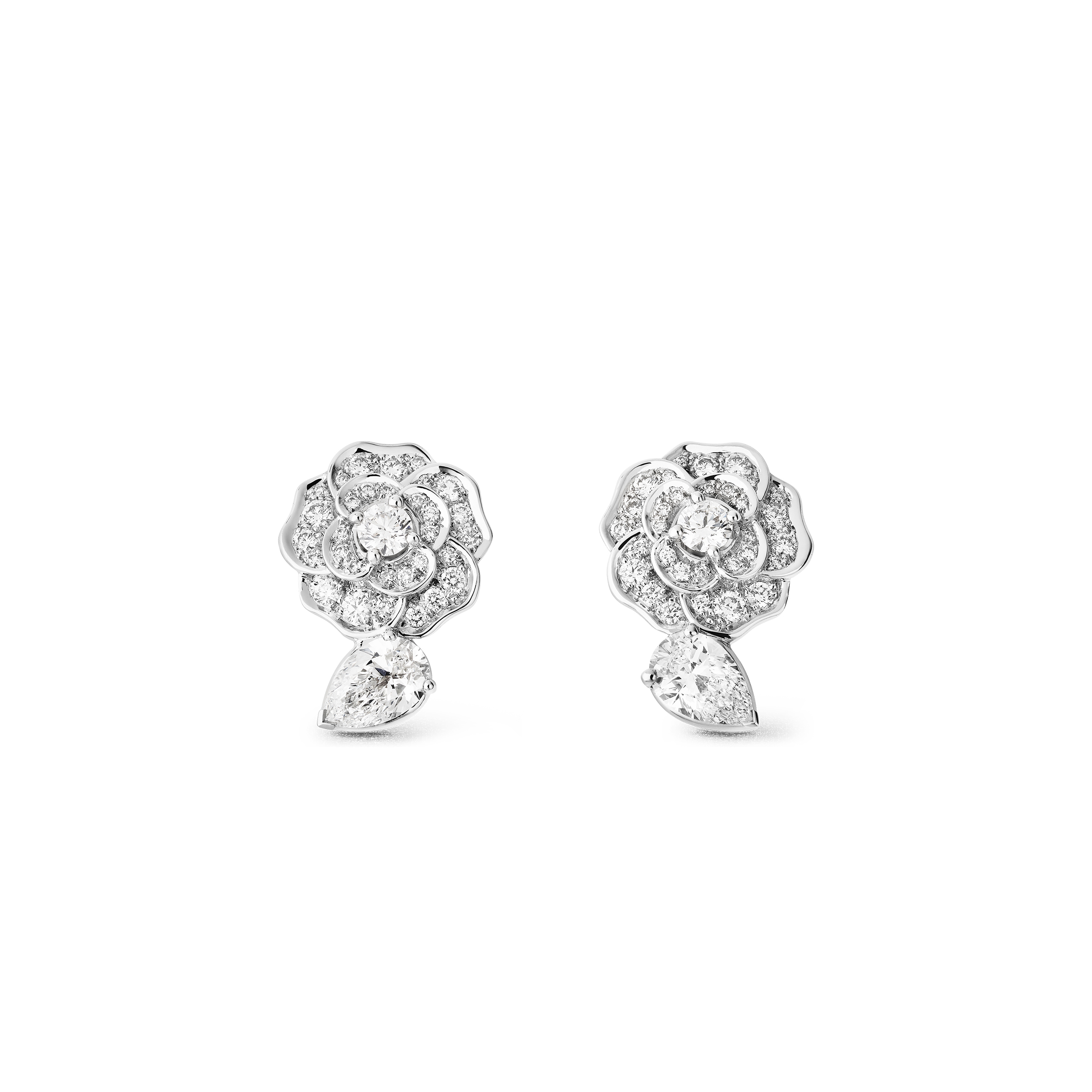 CHANEL CAMÉLIA PRÉCIEUX EARRINGS J11337 CHANEL CAMÉLIA PRÉCIEUX EARRINGS J11337